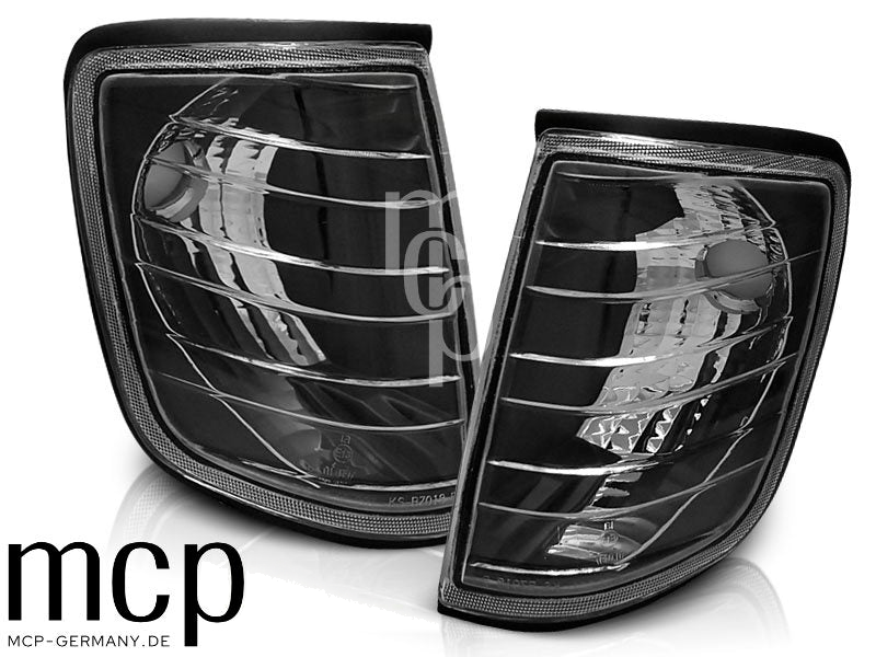 Frontblinker Set für Mercedes W124 (01/1985 bis 06/1995) in Schwarz