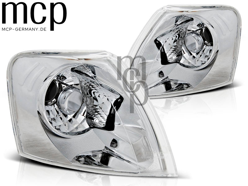 Frontblinker Set für VW Passat B5 Limousine / Variant (11/1996 bis 08/2000) in Chrom