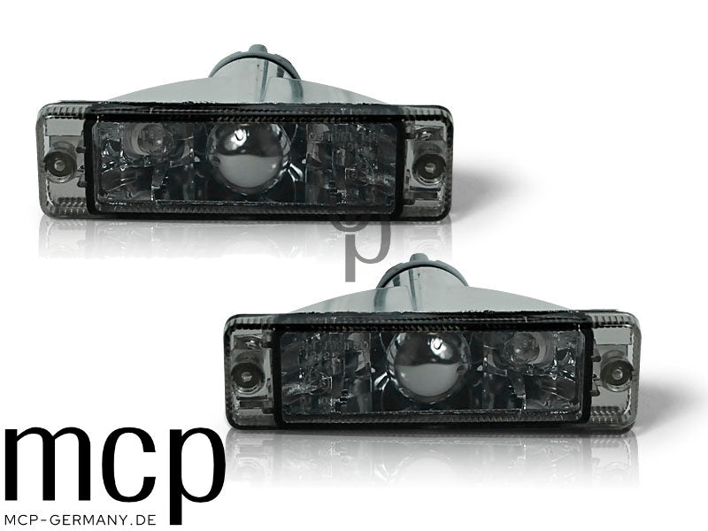 Frontblinker Set mit Standlicht für VW Golf 1 / 2 / Jetta in Smoke