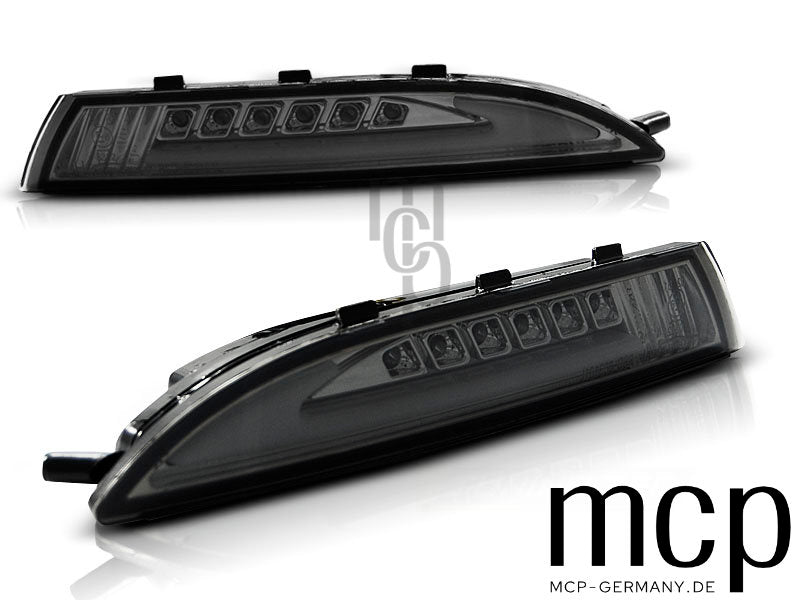 LED Frontblinker Set mit Standlicht für VW Scirocco (2008 bis 04/2014) in Smoke