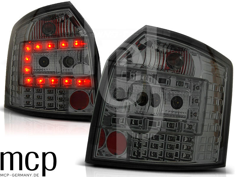 LED Rückleuchten Set für Audi A4 B6 (8E) Avant (10/00 bis 10/04) in Smoke