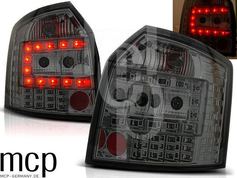 LED Rückleuchten Set für Audi A4 B6 (8E) Avant (10/00 bis 10/04) in Smoke