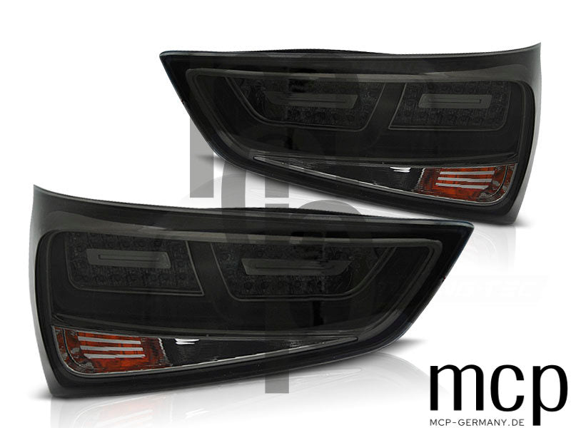 LED Lightbar Rückleuchten Set für Audi A1 8X und A1 8X Sportback (2010 bis 2014) in Smoke