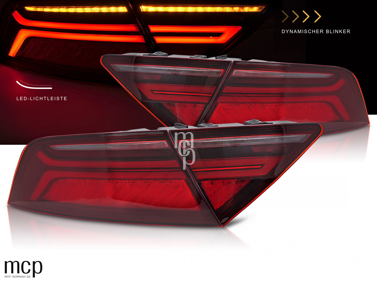 Voll LED Rückleuchten Set für Audi A7 4G Sportback (2010 bis 2014) mit dynamischem Blinker – Ansicht 1