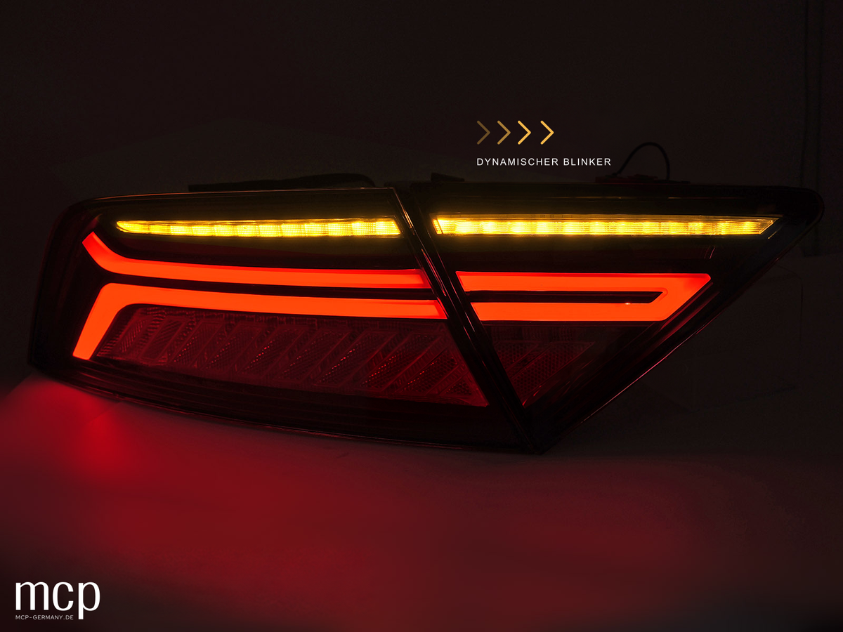 Voll LED Rückleuchten Set für Audi A7 4G Sportback (2010 bis 2014) mit dynamischem Blinker – Ansicht 4