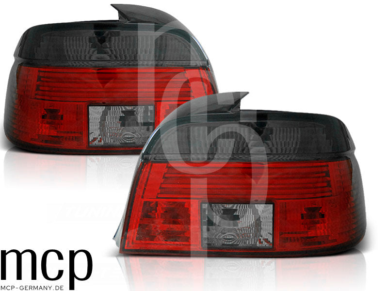 LED Rückleuchten Set für BMW 5er E39 Limousine (09/95 bis 08/00) in Rot/Smoke
