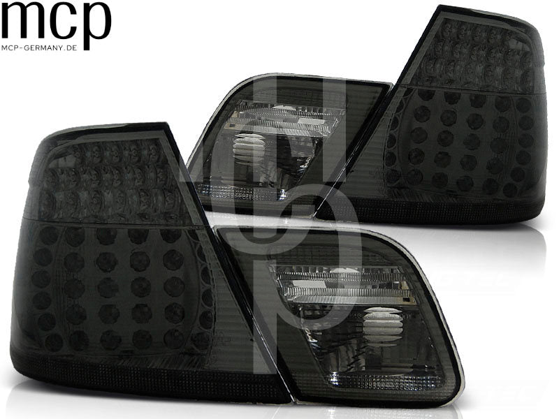 LED Rückleuchten Set für BMW 3er E46 Coupé (04/99 bis 03/03) in Smoke