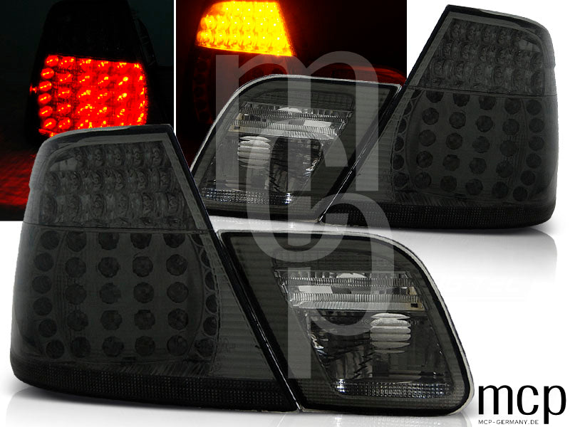 LED Rückleuchten Set für BMW 3er E46 Coupé (04/99 bis 03/03) in Smoke