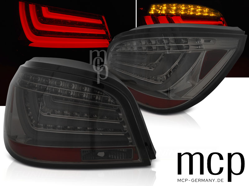 BMW 5er E60 LED Lightbar Rückleuchten Set in Smoke 2003–2007