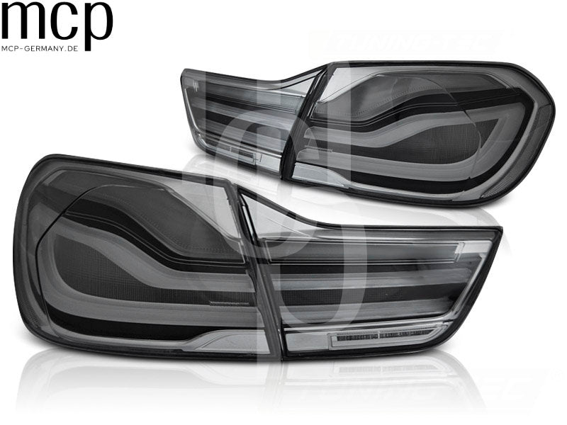 Voll LED Rückleuchten für BMW 4er F32 F33 F36 und M4 F82 (2013–2016) in Smoke