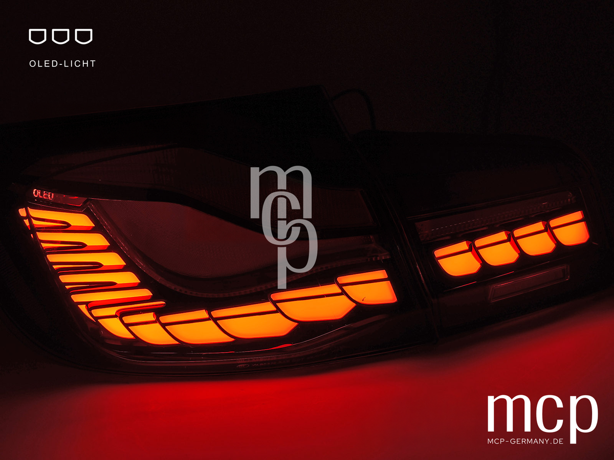 LDBMK5 BMW F10 Rot – OLED-Rückleuchten eingeschaltet