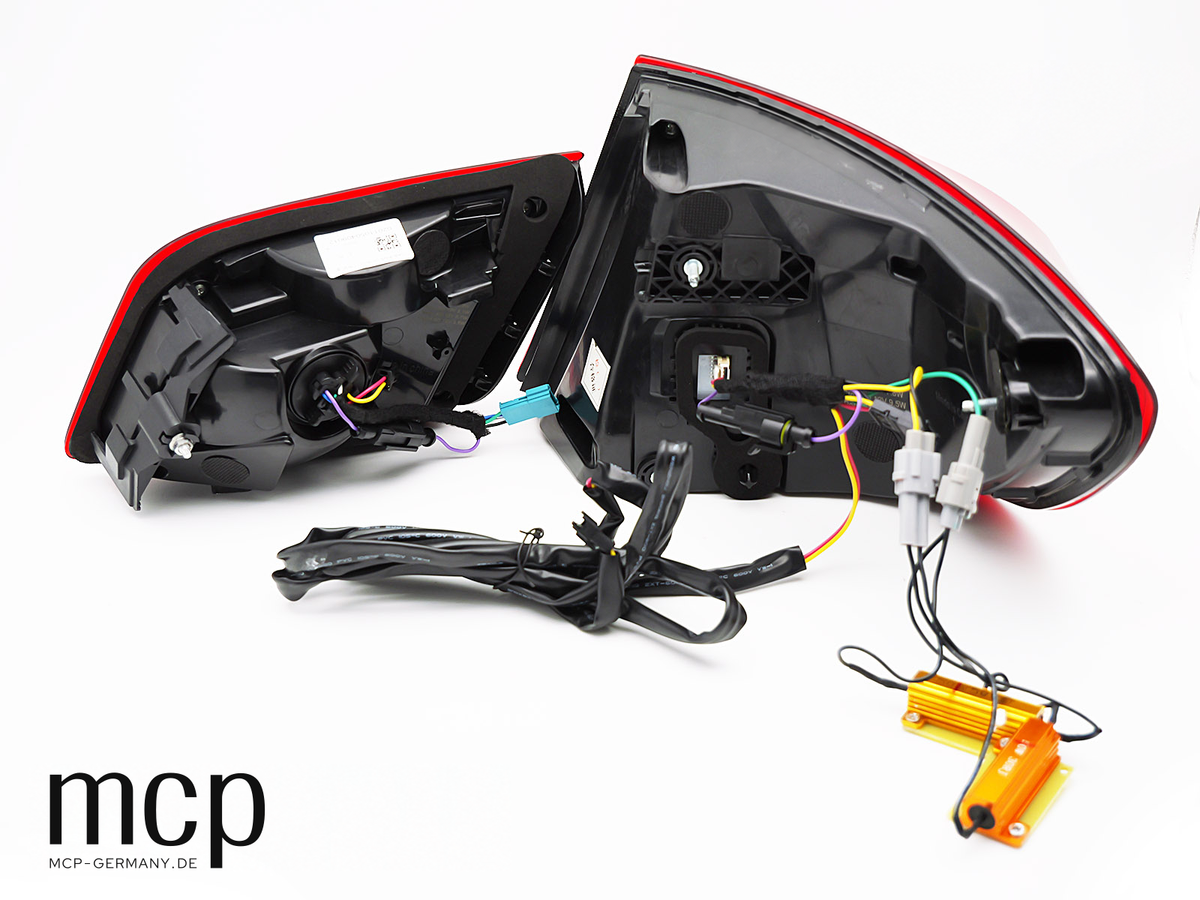 LDBMK5 BMW F10 Rot – Rückseite, Stecker und Widerstände