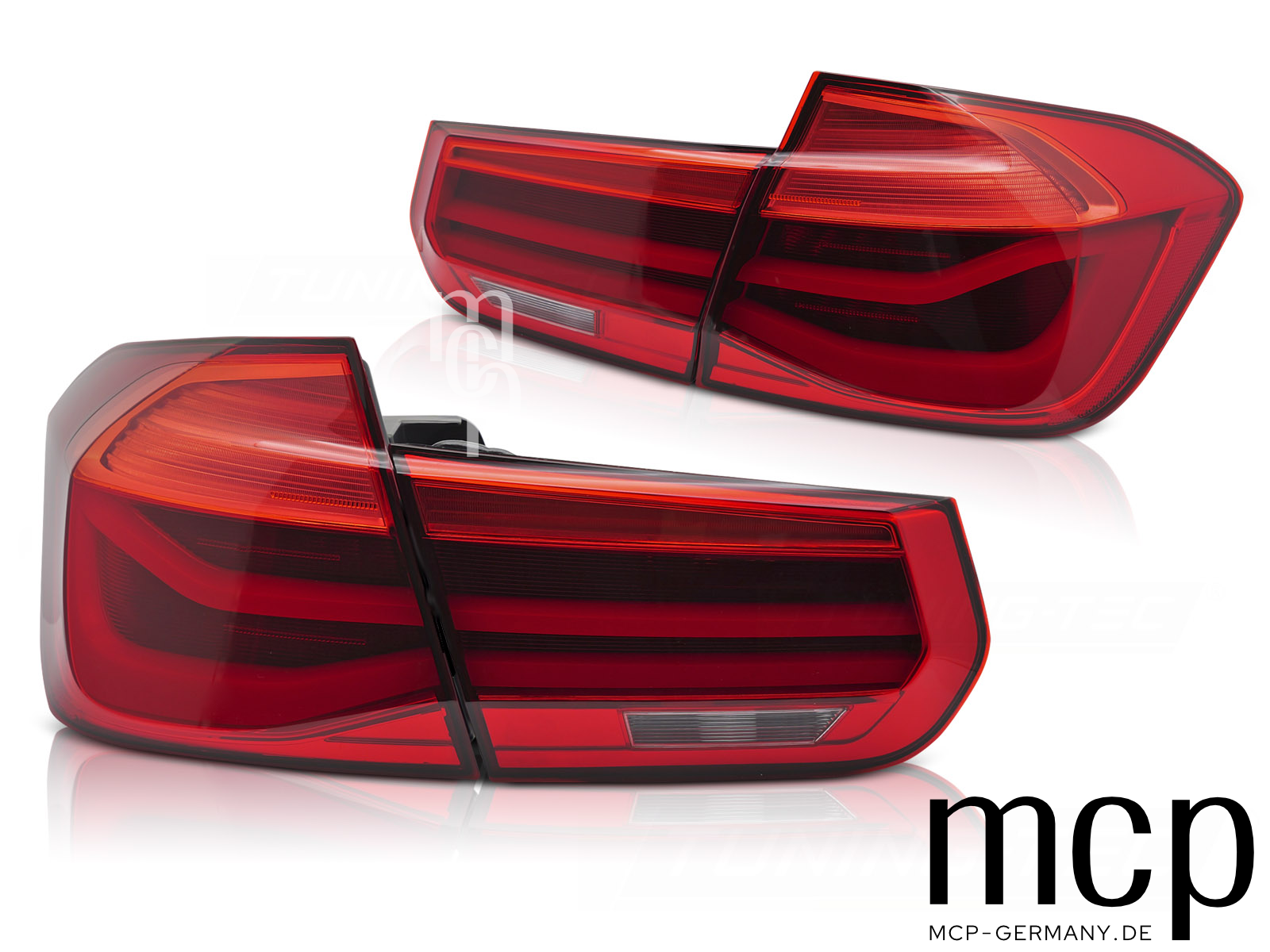 BMW 3er F30 F35 LED Lightbar Rückleuchten Set Rot Dynamischer Blinker 2011–2019