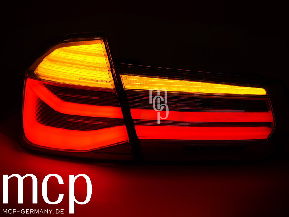 BMW 3er F30 F35 LED Lightbar Rückleuchten Set Rot Dynamischer Blinker 2011–2019