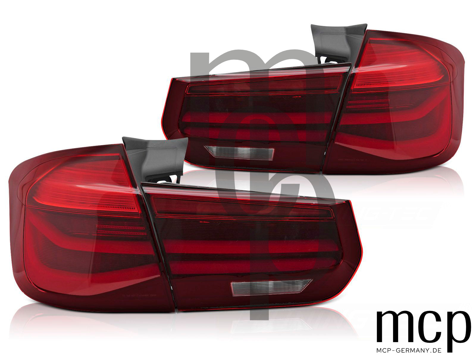 LED Lightbar Rückleuchten Set für BMW 3er F31 Touring (07/11 bis 06/19) in Rot mit Dynamischem Blinker