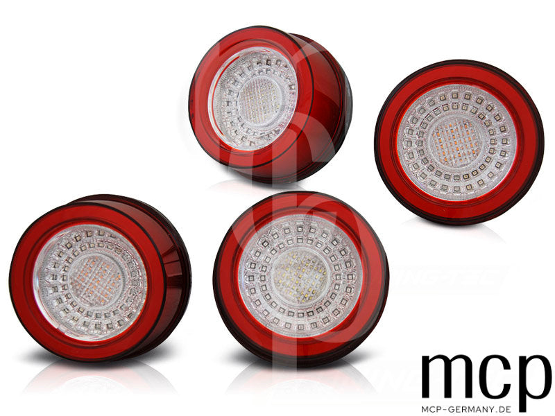 Voll LED Lightbar Rückleuchten Set für Ferrari F355 (1994 bis 1999) in Rot/Klar
