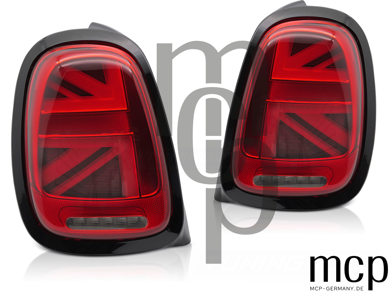 Voll LED Lightbar Rückleuchten Set für MINI Cooper F55 Schrägheck (2012 bis 2017) in Rot