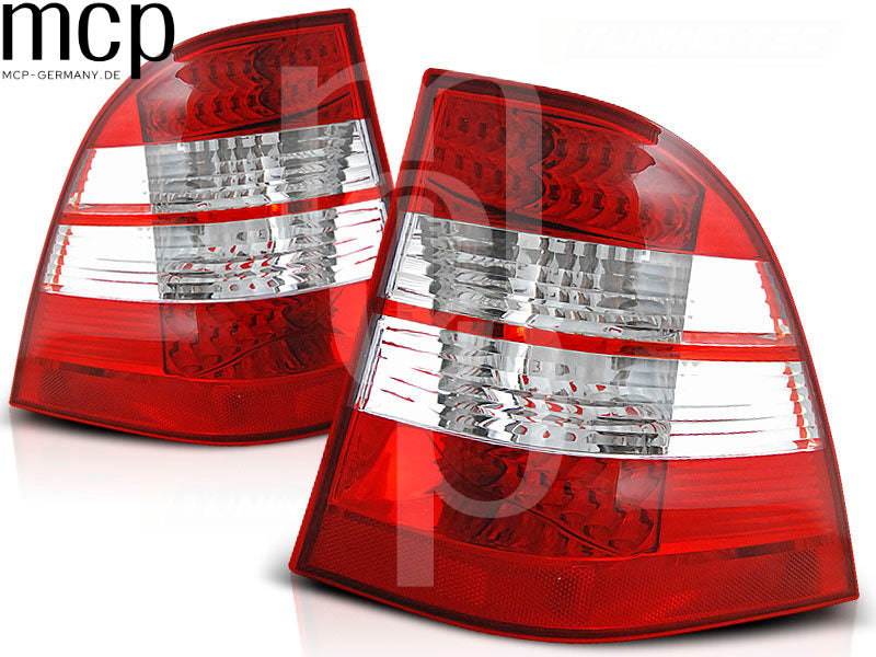 LED Rückleuchten Set für Mercedes-Benz ML W163 (03/1998 bis 2005) in Rot/Klar