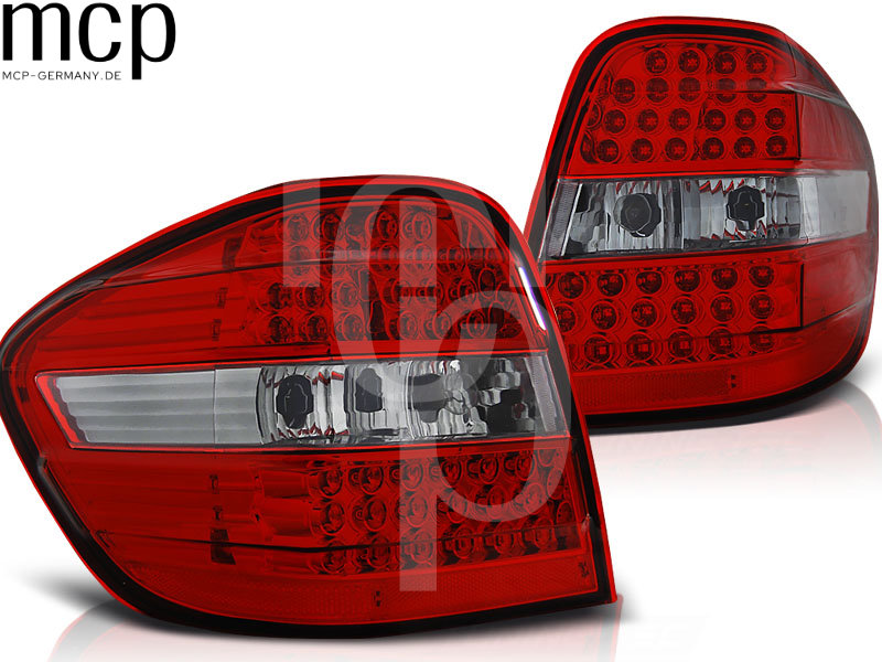 LED Rückleuchten Set für Mercedes-Benz M-Klasse W164 (2005 bis 2008) in Rot/Klar