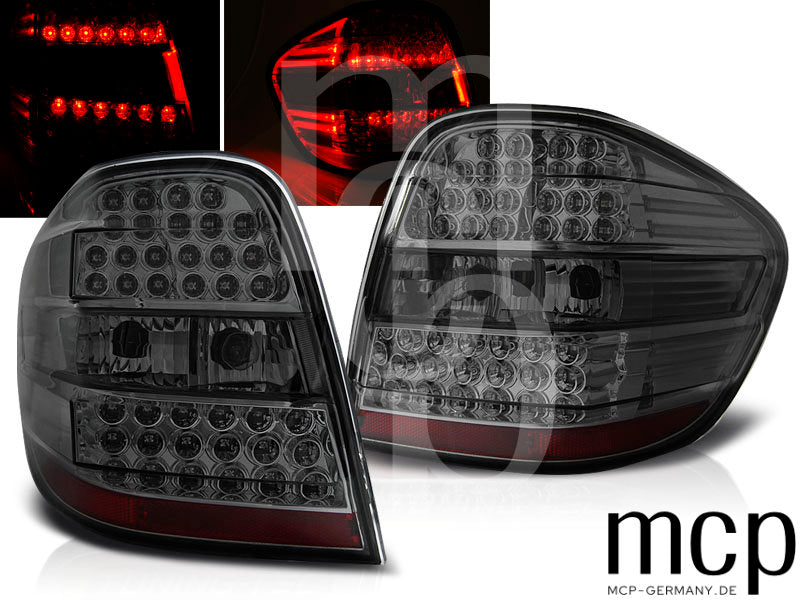 LED Rückleuchten Set für Mercedes-Benz M-Klasse W164 (2005 bis 2008) in Smoke