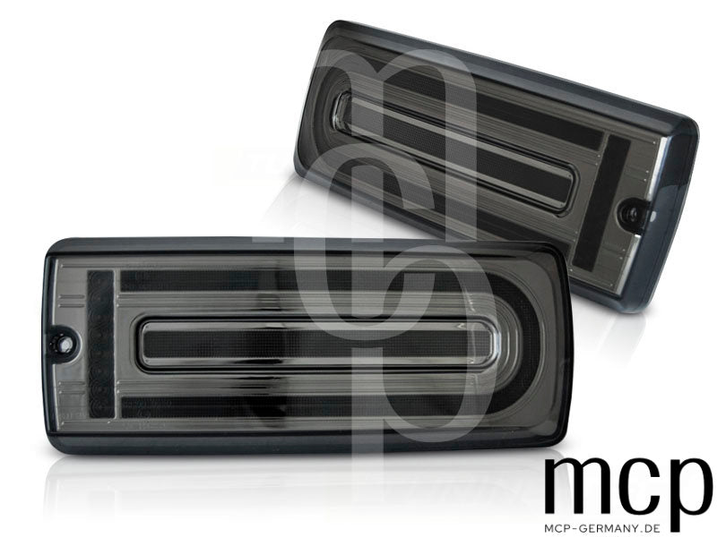 LED Lightbar Rückleuchten Set für Mercedes-Benz G-Klasse W461/W463 (09/1989 bis 04/2018) in Smoke mit Dynamischem Blinker
