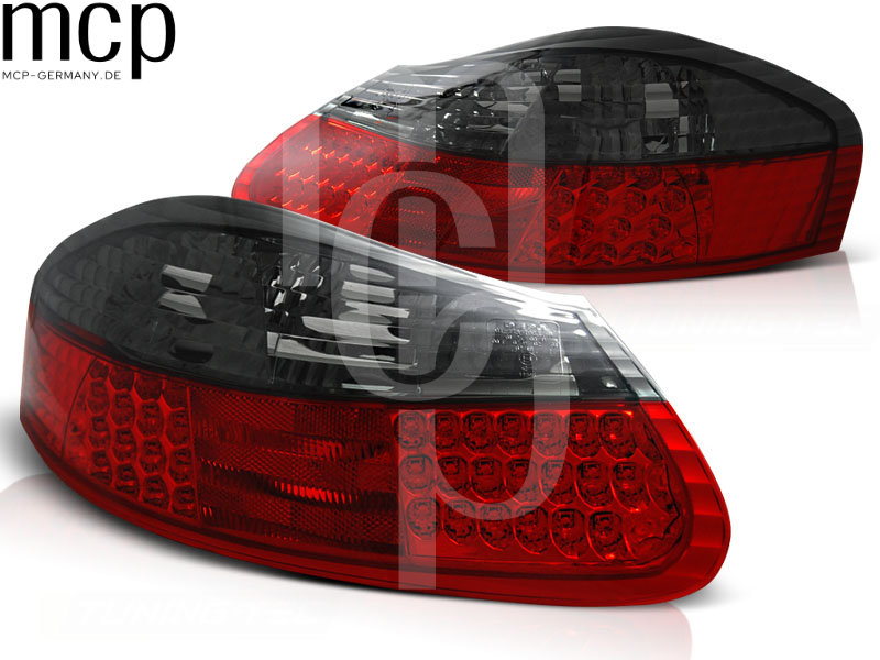 LED Rückleuchten Set für Porsche Boxster 986 (09/96 bis 12/04) in Rot/Smoke