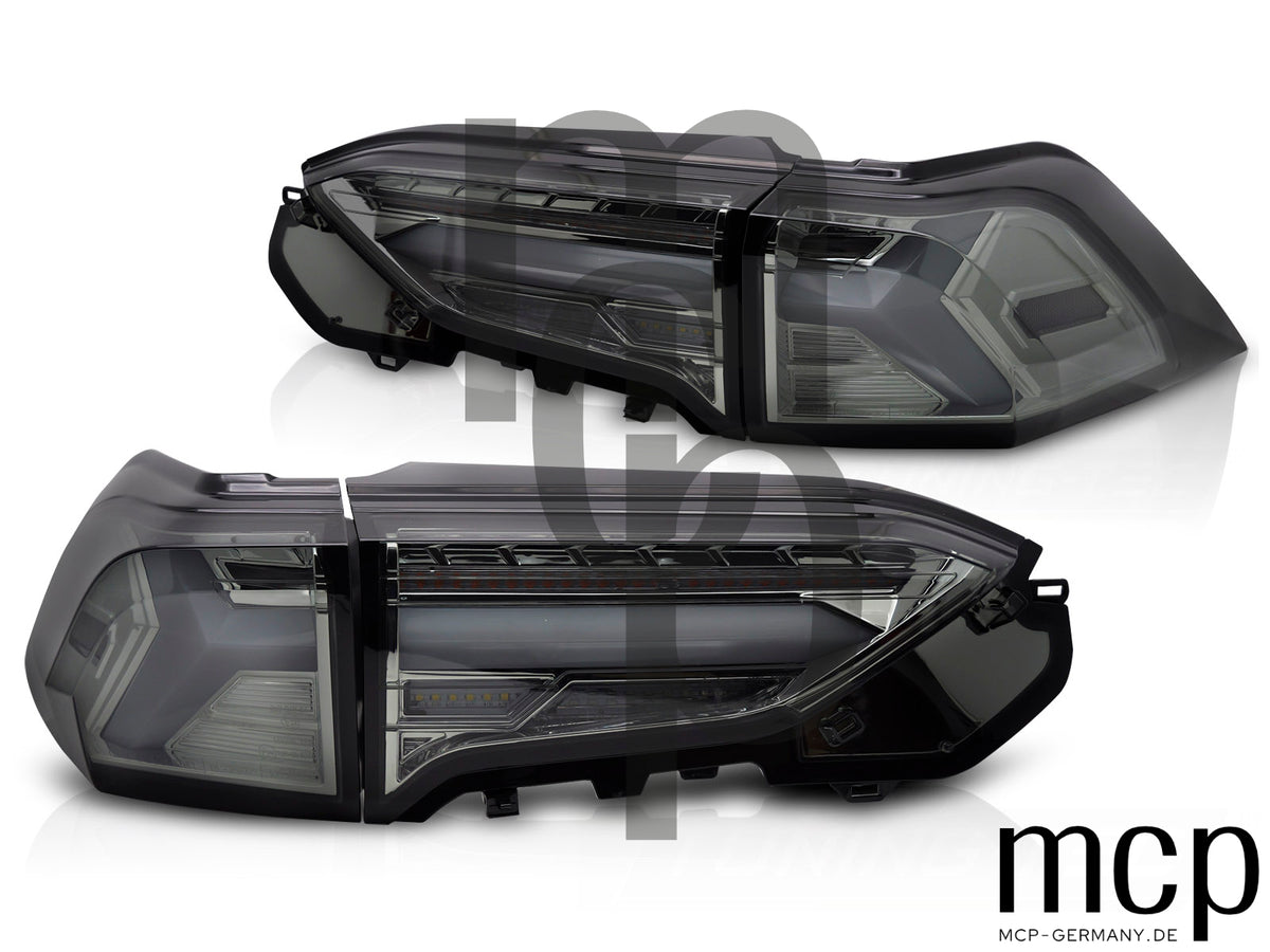 Voll LED Lightbar Rückleuchten Set für Toyota RAV4 (ab 2019) in Smoke mit Dynamischem Blinker