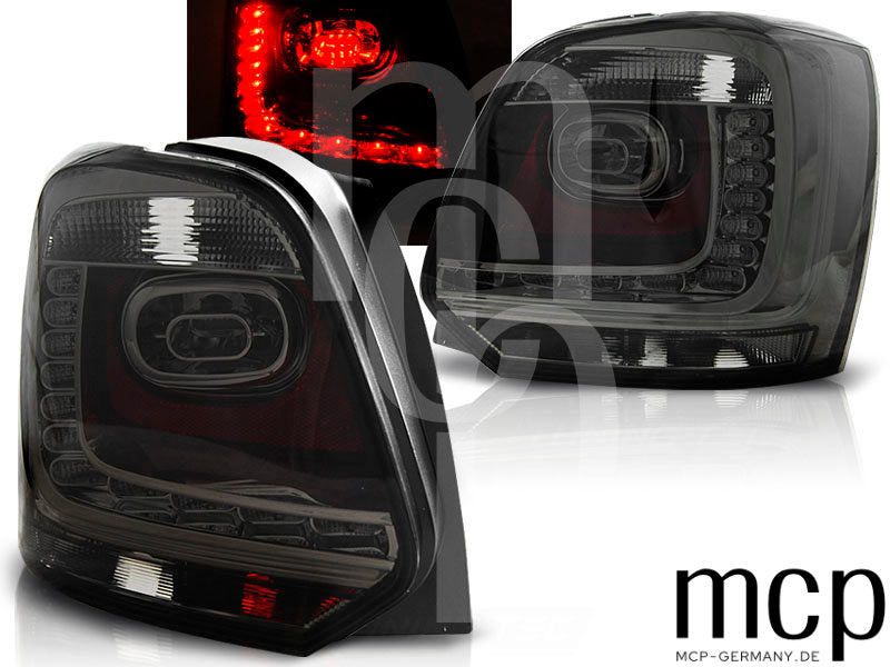 LED Rückleuchten Set für VW Polo 6R Hatchback (06/09 bis 04/14) in Smoke