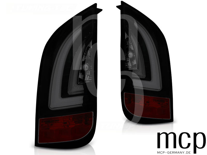 LED Lightbar Rückleuchten Set für VW UP! (03/11 bis 2021) und Skoda Citigo (12/11 bis 2021) in Smoke