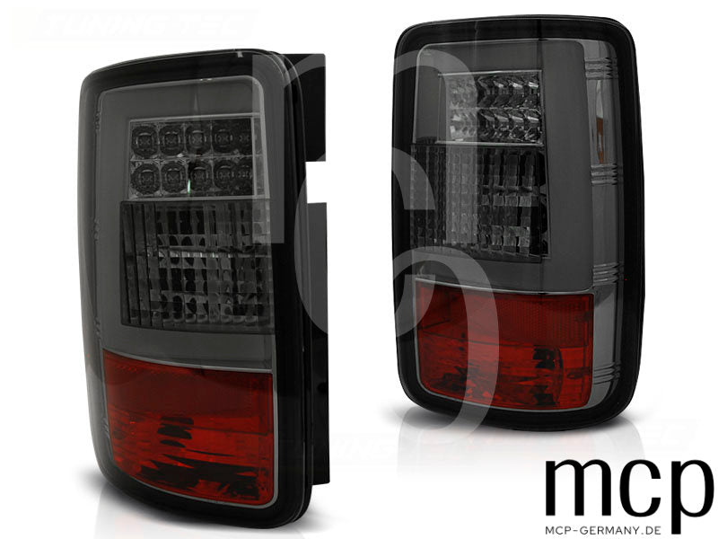 LED Lightbar Rückleuchten Set für VW Caddy 3 (2K) (2003 bis 2014) in Smoke