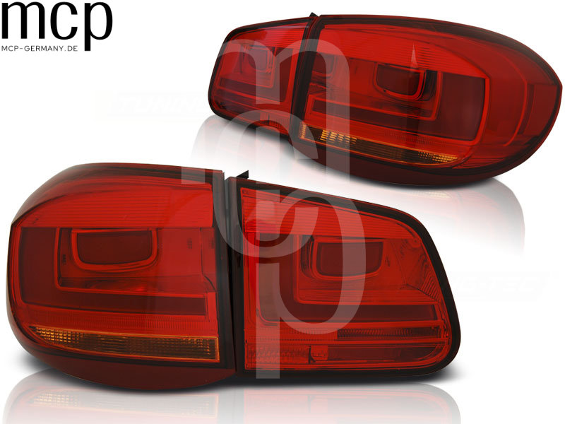 LED Rückleuchten Set für VW Tiguan (2007 bis 07/2011) in Rot