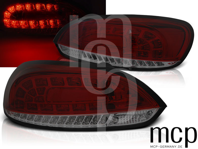 LED Rückleuchten Set für VW Scirocco 3 (2008 bis 04/14) in Rot/Smoke
