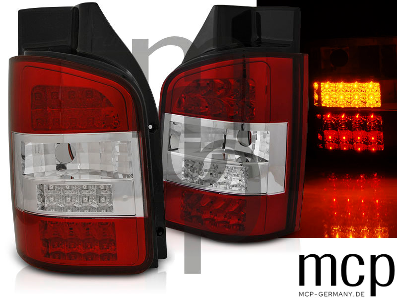 VW T5 Rückleuchten LDVWK6 Rot/Klar – bisheriges Hauptmotiv