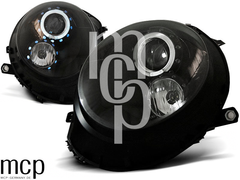 Angel Eyes Scheinwerfer Set für Mini Cooper (2006 bis 2014) in Schwarz – LPMC06 – Titelmotiv