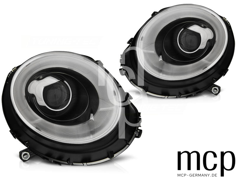 Scheinwerfer Set für BMW Mini (Cooper) (2006 bis 2014) in Schwarz