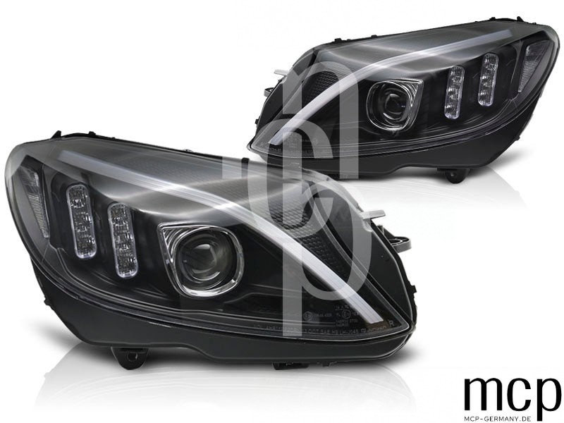 Mercedes W205 Scheinwerfer Schwarz LPMEE7 – Alt1