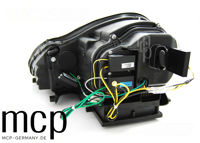 Porsche Cayenne 955 Xenon LED Scheinwerfer Set Schwarz D1S 2002–2006