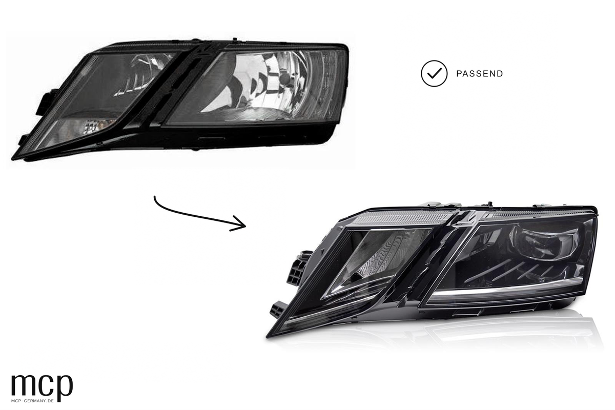 Voll LED Scheinwerfer Set für Skoda Octavia III Kombi / Liftback (2016 bis 2020) mit LED Tagfahrlicht – Ansicht 5
