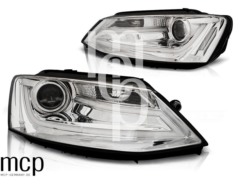 Scheinwerfer Set für VW Jetta VI (1/2011 bis 2018) in Chrom