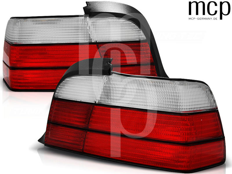 Rückleuchten Set für BMW 3er E36 Coupé (12/1990 bis 08/1999) in Rot/Klar