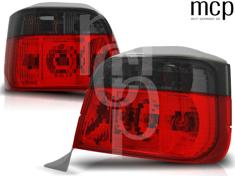 Rückleuchten Set für BMW 3er E36 Touring (05/1994 bis 08/1999) in Rot/Smoke – Setansicht