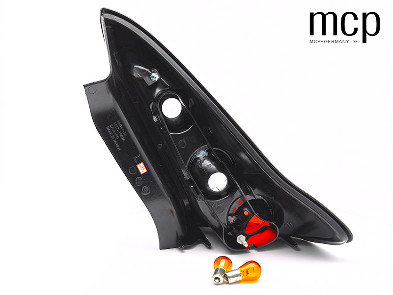 Rückleuchten Set für Citroën C4 Coupé (2004 bis 2010) in Schwarz – Rückansicht