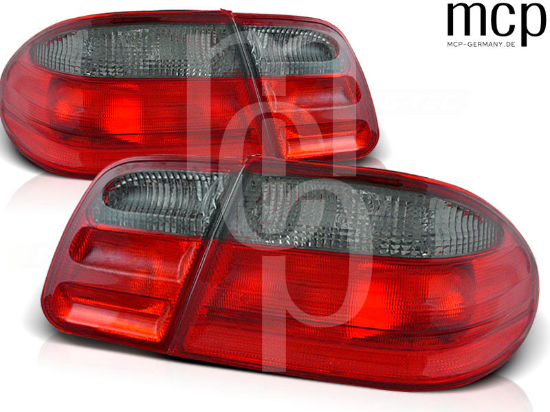 Rückleuchten Set für Mercedes W210 E-Klasse Limousine (1995 bis 03/2002) in Rot/Smoke
