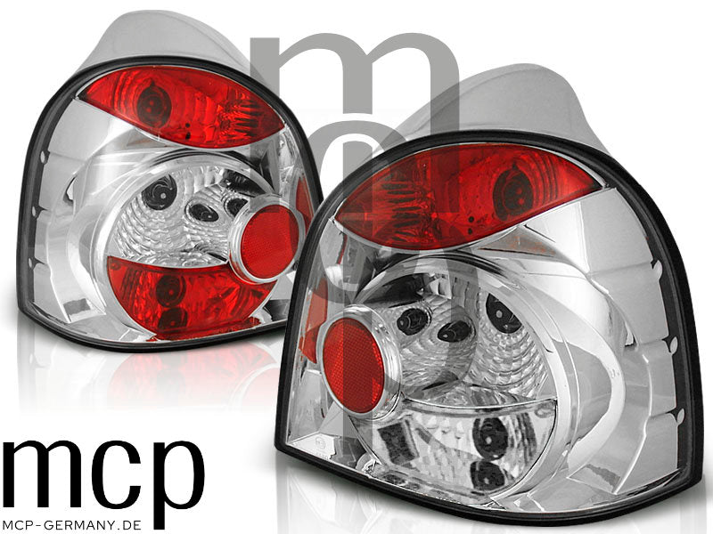 Rückleuchten Set für Renault Twingo (03/1993 bis 2007) in Chrom