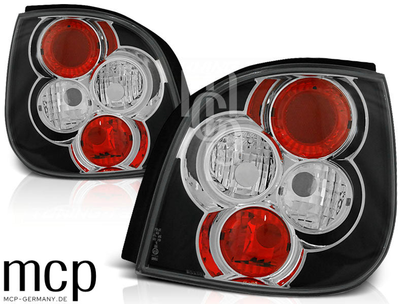 Rückleuchten Set für Renault Scenic (09/1999 bis 05/2003) in Schwarz