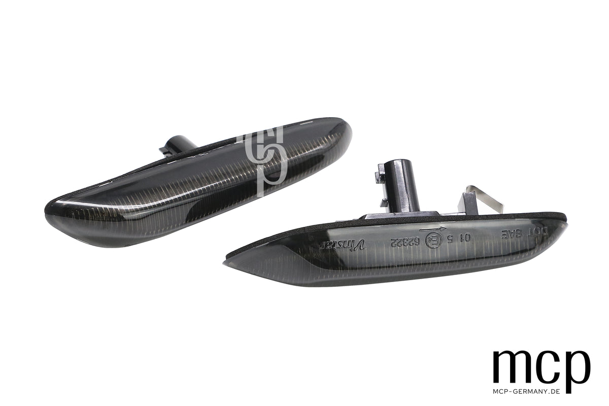 MCP 032012 – LED Seitenblinker Set für BMW 1er, 3er, 5er, X1 und X3 in Smoke, Ansicht 2