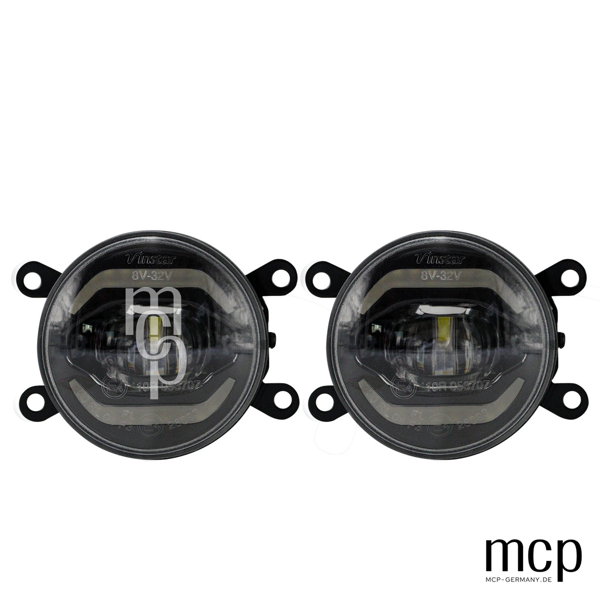 MCP 151002 – LED Nebelscheinwerfer Set 90 mm mit Tagfahrlicht in Klar, Ansicht 1