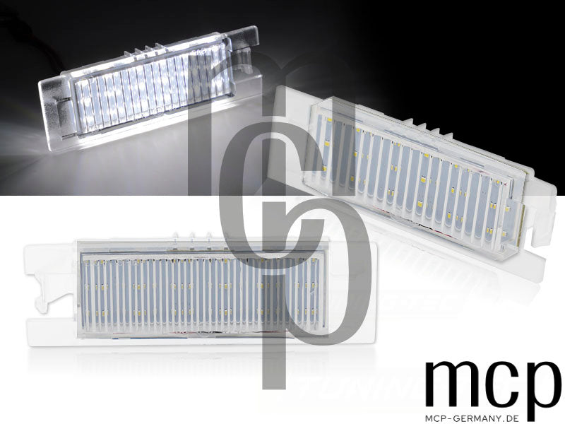 LED Kennzeichenbeleuchtung Set für Alfa Romeo 147 / 156 / 159 / 166 / Giulietta / Brera / Spider