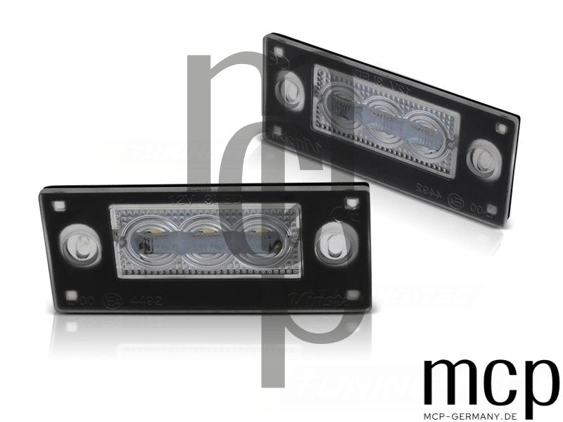 LED Kennzeichenbeleuchtung Set für Audi A3 8L / A4 B5 Avant