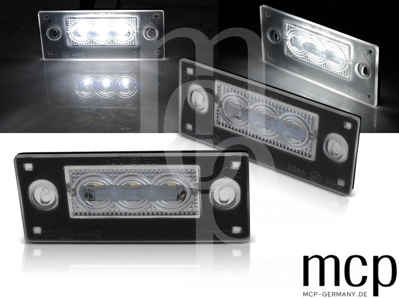 LED Kennzeichenbeleuchtung Set für Audi A3 8L / A4 B5 Avant